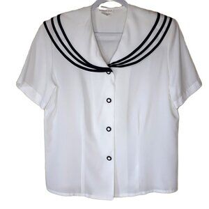 Susan Hutton Sailor Collar Blouse 12 Coquette Soft Girl